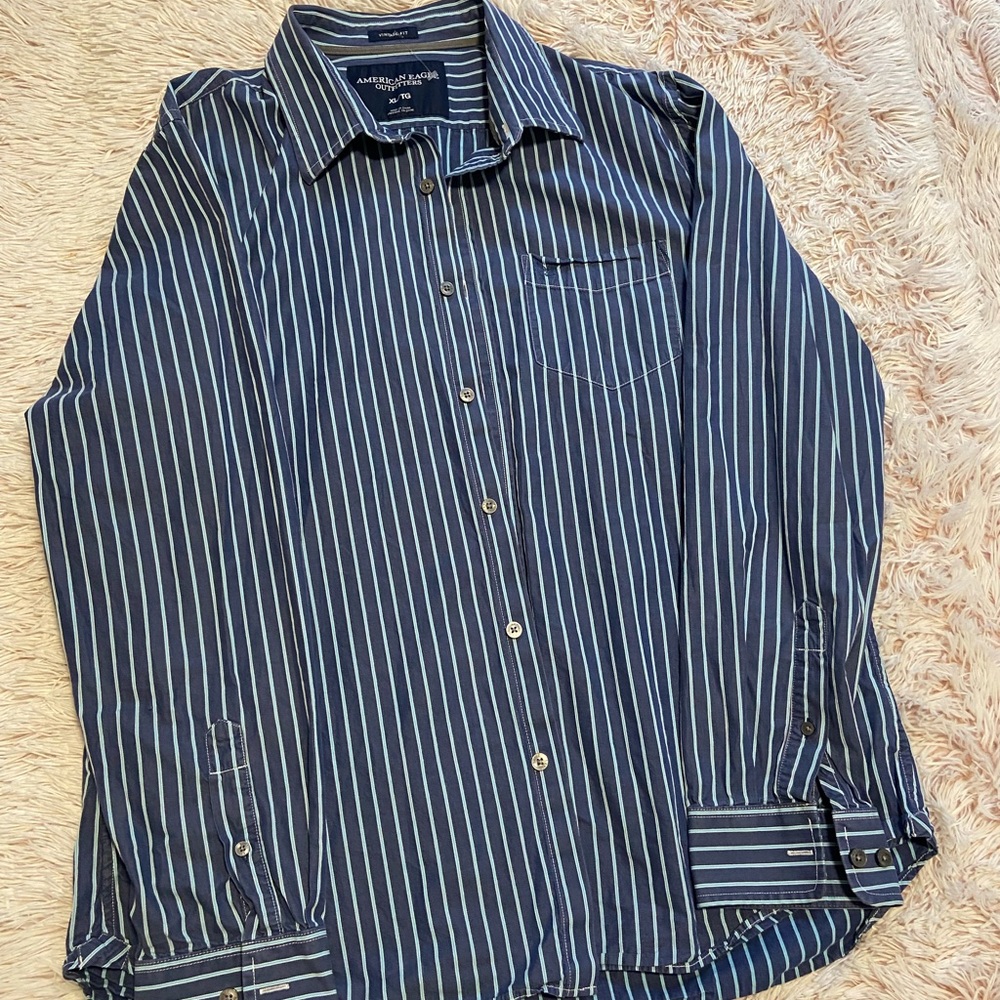 American eagle button up shirt
